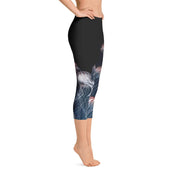 Jellyfish Capri Leggings - 57 Peaks